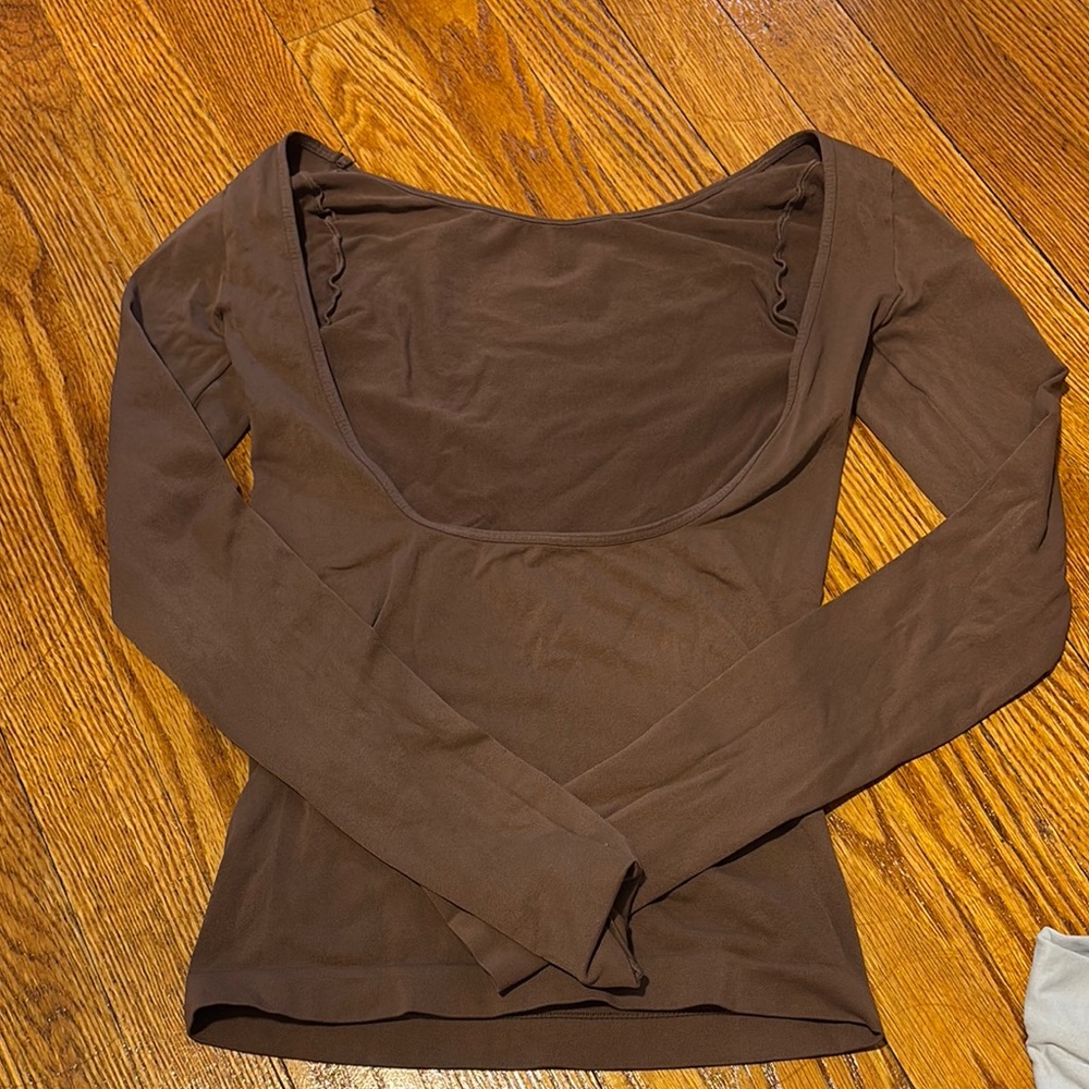 Free People Open Back long sleeve